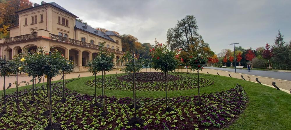 3200451_Podzimní proměna květinových záhonů na parteru před Šlechtovou restaurací