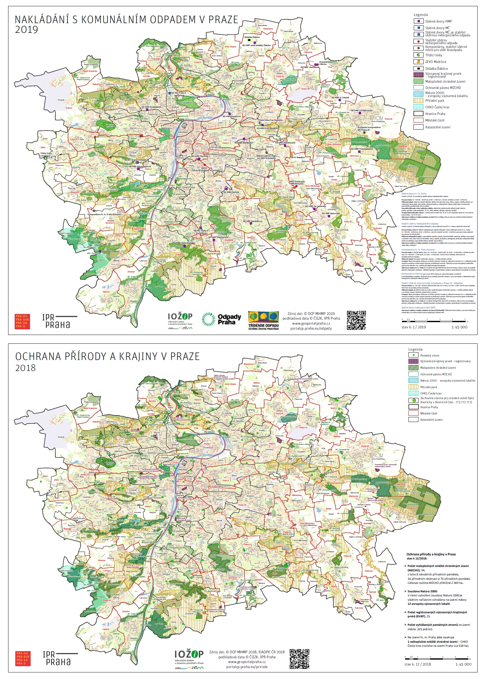 mapové informační materiály k životnímu prostředí a pražské přírodě, 2/2019, ilustr. obr.