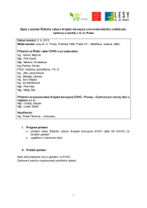 Zápis č. 4/2015 z jednání Řídicího výboru KK EVVO 2015-2025 (RV KKEVVO), PDF formát