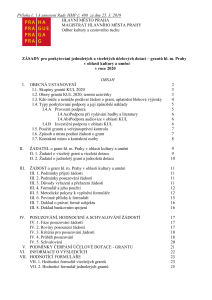 2920163_Zásady pro poskytování jednoletých a víceletých účelových dotací - grantů hl. m. Prahy v oblasti kultury a umění v roce 2020