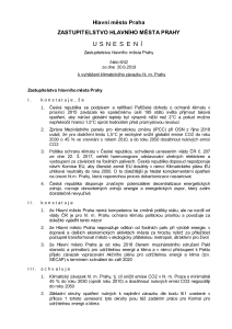 Příloha č. 1 k usnesení Zastupitelstva HMP č. 842 ze dne 20. 6. 2019, Klimatický závazek HMP