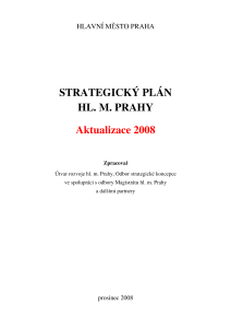 Strategický plán hl. m. Prahy - 2008