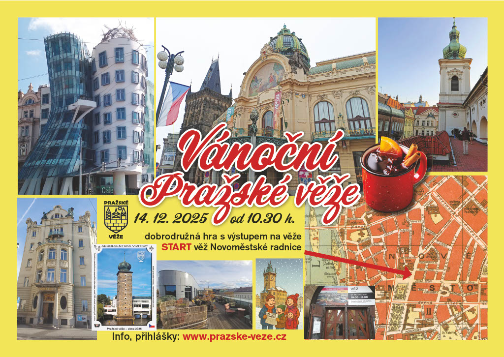 Vánoční pražské věže 2025