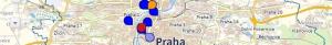 Mapa akcí konaných na území hl.m.Prahy v oblasti ŽP a EVVO  - náhledová mapa