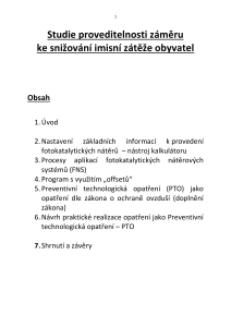 Využití nanotechnologií - příl.1 - Studie proveditelnosti