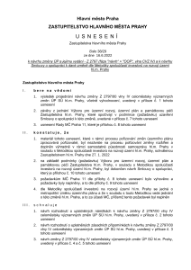 Usnesení ZHMP 38/29 ze dne 16.06.2022