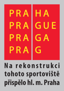 Banner Na rekonstrukci tohoto sportoviště přispělo hl. m. Praha