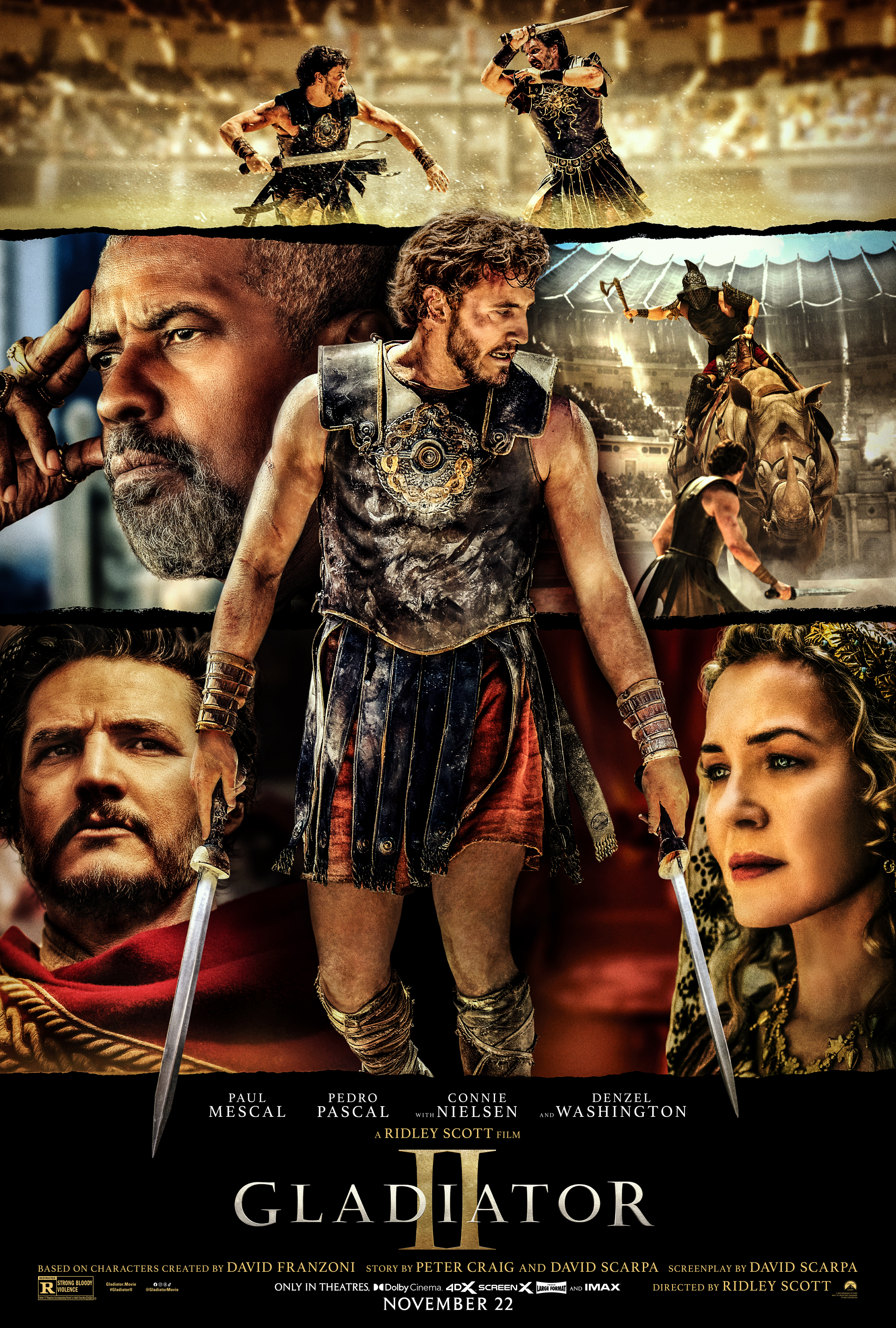 Plakát filmu Gladiator II. od Paramount Pictures