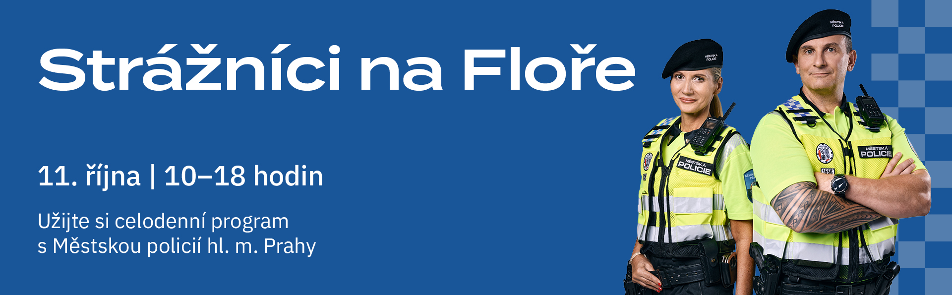 Vizuál k akci Strážníci na Floře