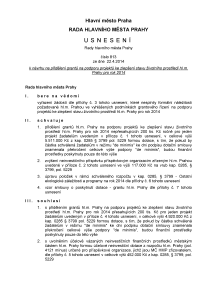 usnesení Rady HMP č. 813 ze dne 22. 4. 2014 včetně příloh (PDF formát)