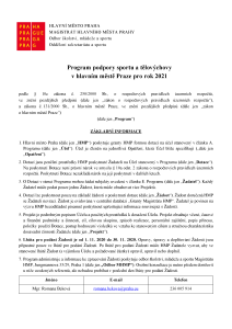 Příloha č. 1 Vyhlášení doporučené Komisí RHMP pro sport dne 13.9.2020