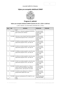 Pozvánka na jednání výboru, které se koná dne 10. 6. 2019​