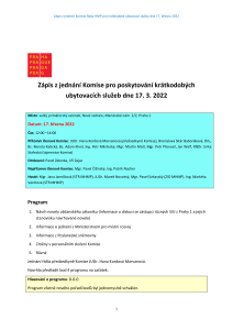 3408252_Zápis z jednání Komise Rady hl. m. Prahy pro poskytování krátkodobých ubytovacích služeb ze dne 17. 3. 2022