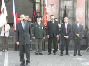 476617_Pietní shromáždění k uctění památky 27 představitelů českého stavovského odboje, kteří byli popraveni 21. června 1621. Mezi významnými hosty, představiteli státu i církve