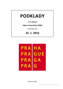 Podklady k 12. jednání konaného dne 25. 1. 2016