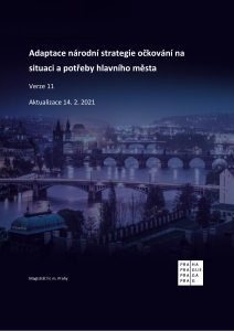 Adaptace národní strategie očkování na situaci a potřeby hlavního města