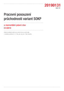 Prezentace: Pracovní posouzení průchodnosti variant SOKP