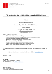 250423 - Pozvánka - TK - Olympiáda dětí a mládeže