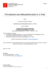 250619 - Pozvánka - TK - Metropolitní plán