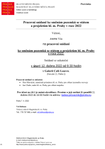 3410346_Pracovní snídaně ke směnám pozemků se státem  a projektům hl. m. Prahy v roce 2022