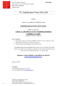 Digitalizujeme Prahu 2023&#8211;2026