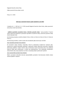 Přehled kontrol za odbor PKD rok 2022