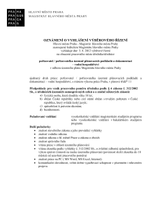 pořizovatel/ka územně plánovacích podkladů a dokumentací - vodní hospodářství v odboru územního plánu