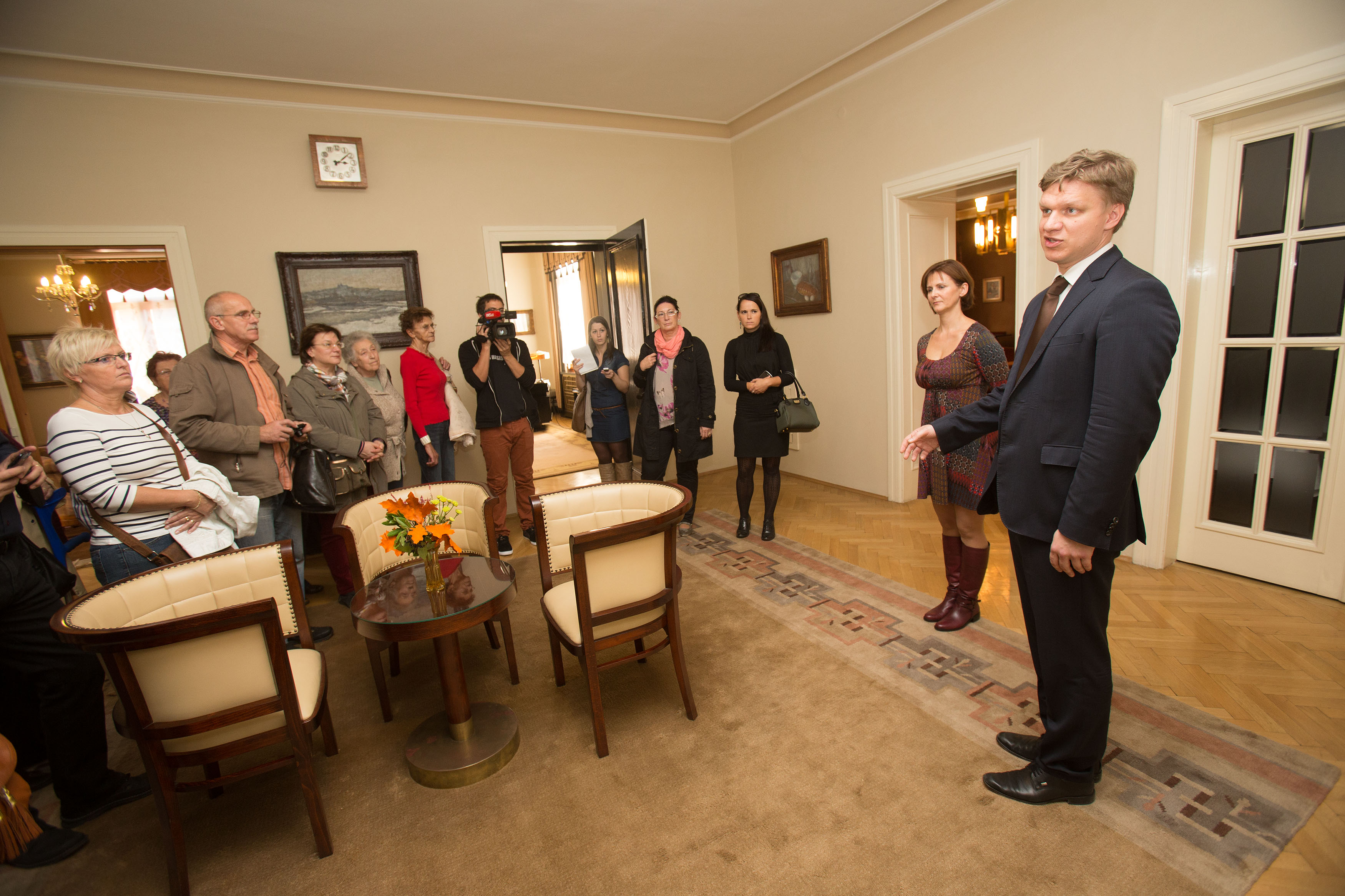 Lidé si přišli prohlédnout rezidenci pražského primátora