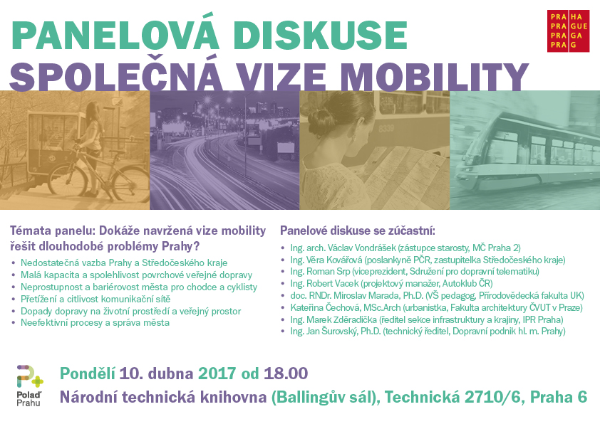 Panelová diskuse – společná vize mobility