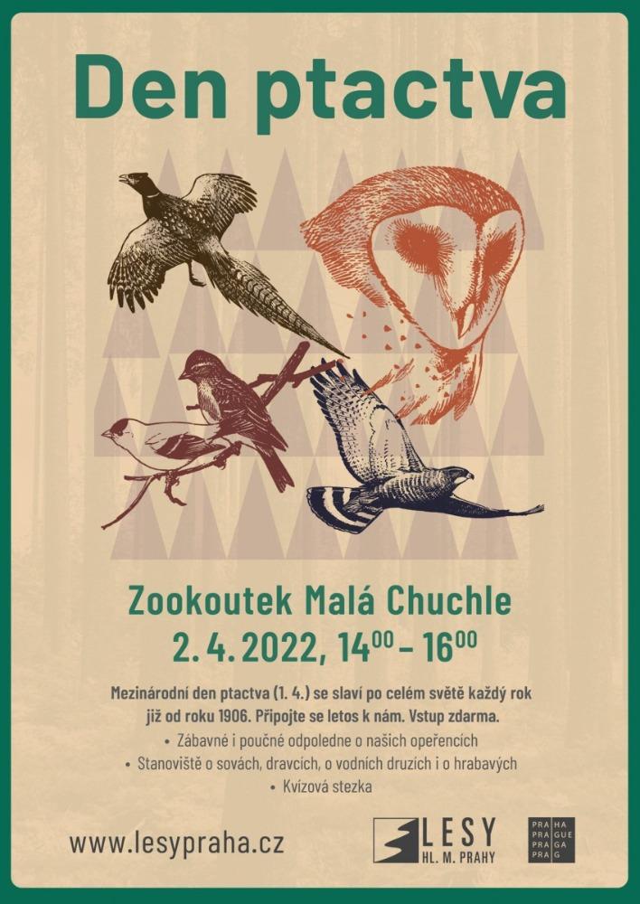 Plakát Den ptactva v zookoutku