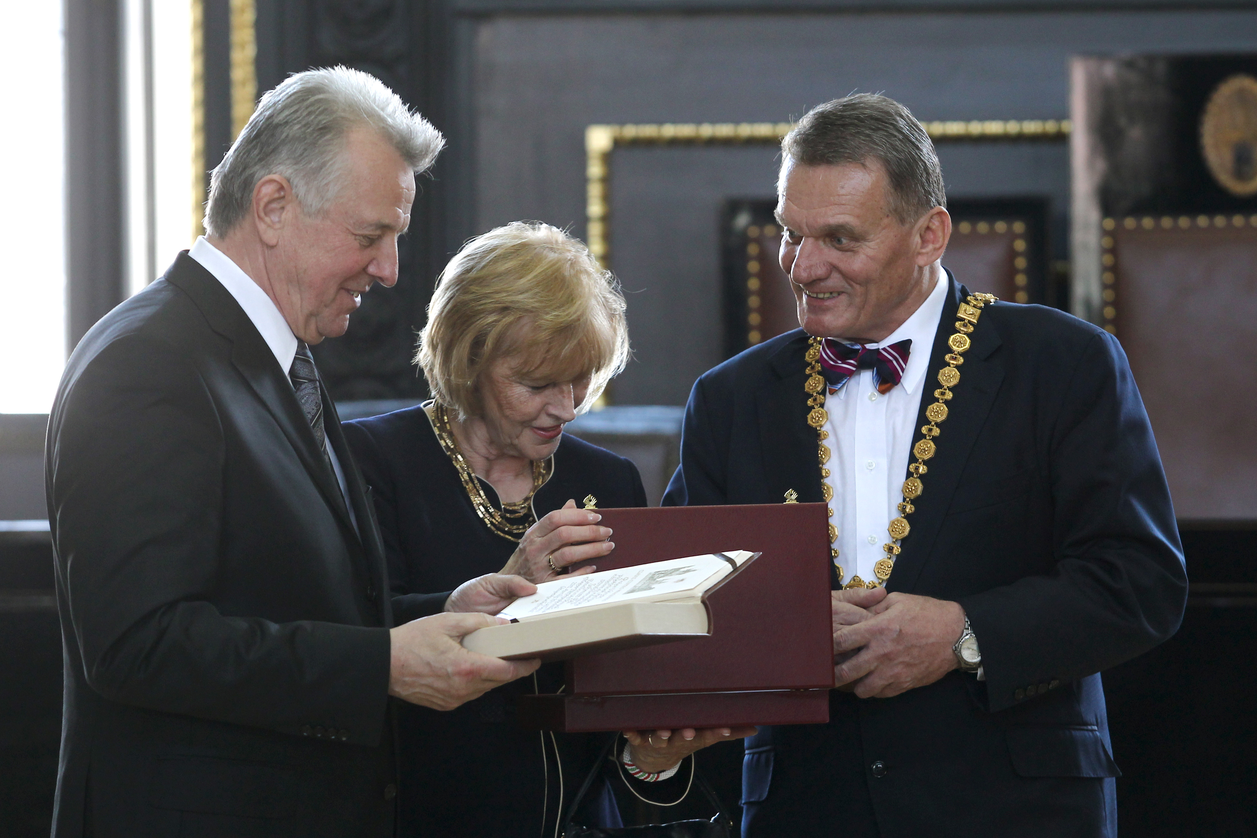 Primátor přijal Maďarského prezidenta s chodí