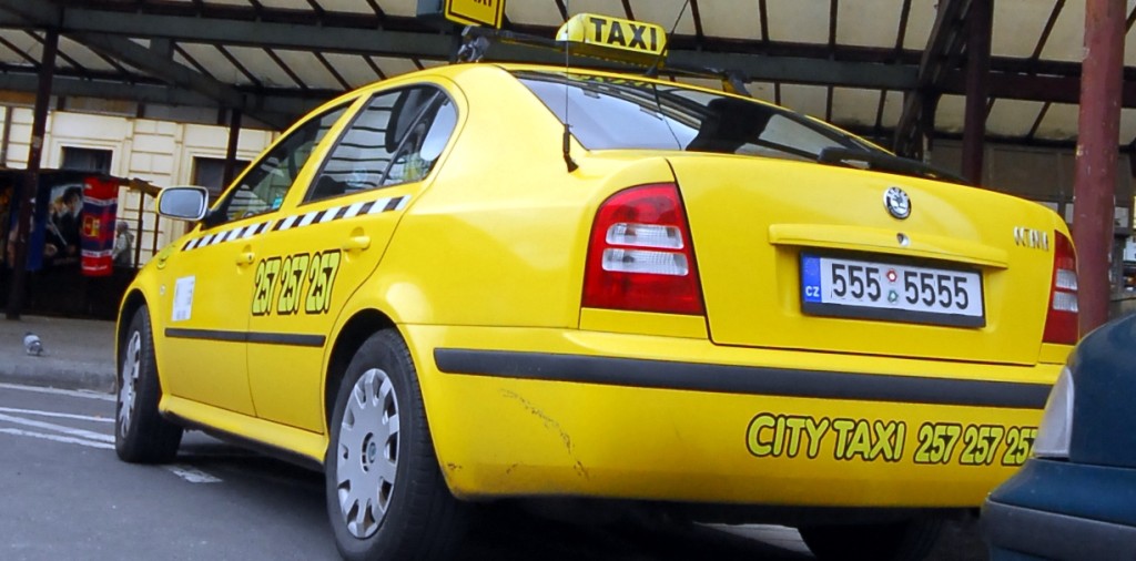 Vůz pražské taxislužby. Ilustrační snímek.
