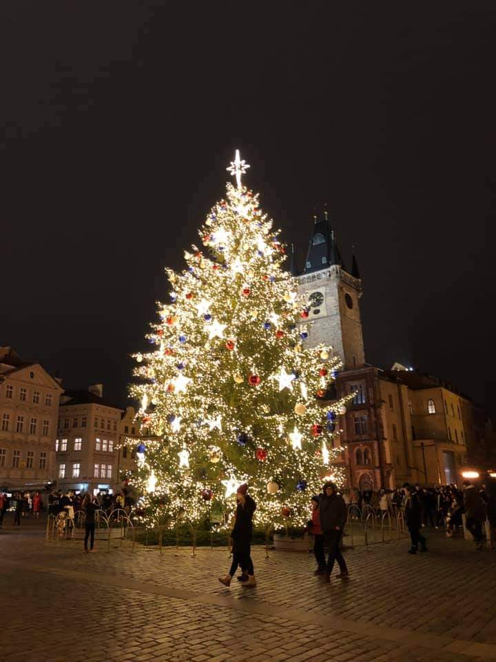 Vánoční strom na Staroměstském náměstí 2020