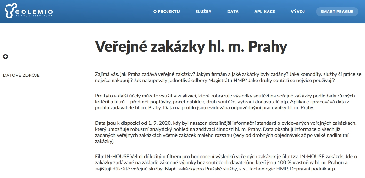 Veřejné zakázky hl. m. Prahy