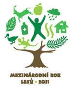 logo Mezinárodního roku lesů, 2011, CZ verze