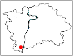 Pražské studánky - Královna, orientační mapka