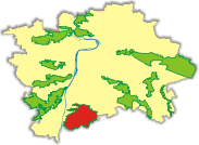 Přírodní park Modřanská rokle - Cholupice - orientační poloha v Praze