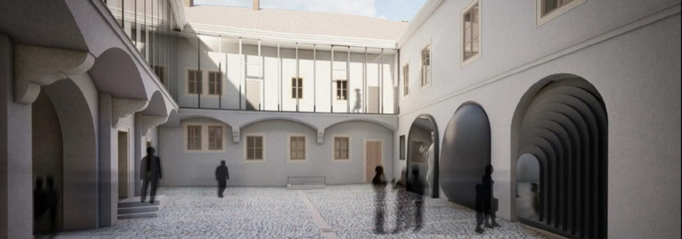 Vizualizace - rekonstrukce Domu pážat