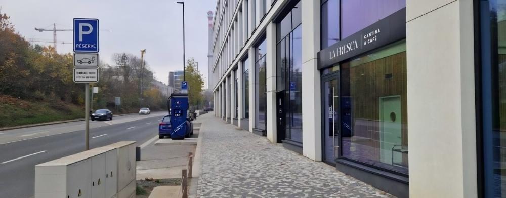 Rychlonabíjecí stanice PRE v Praze 5