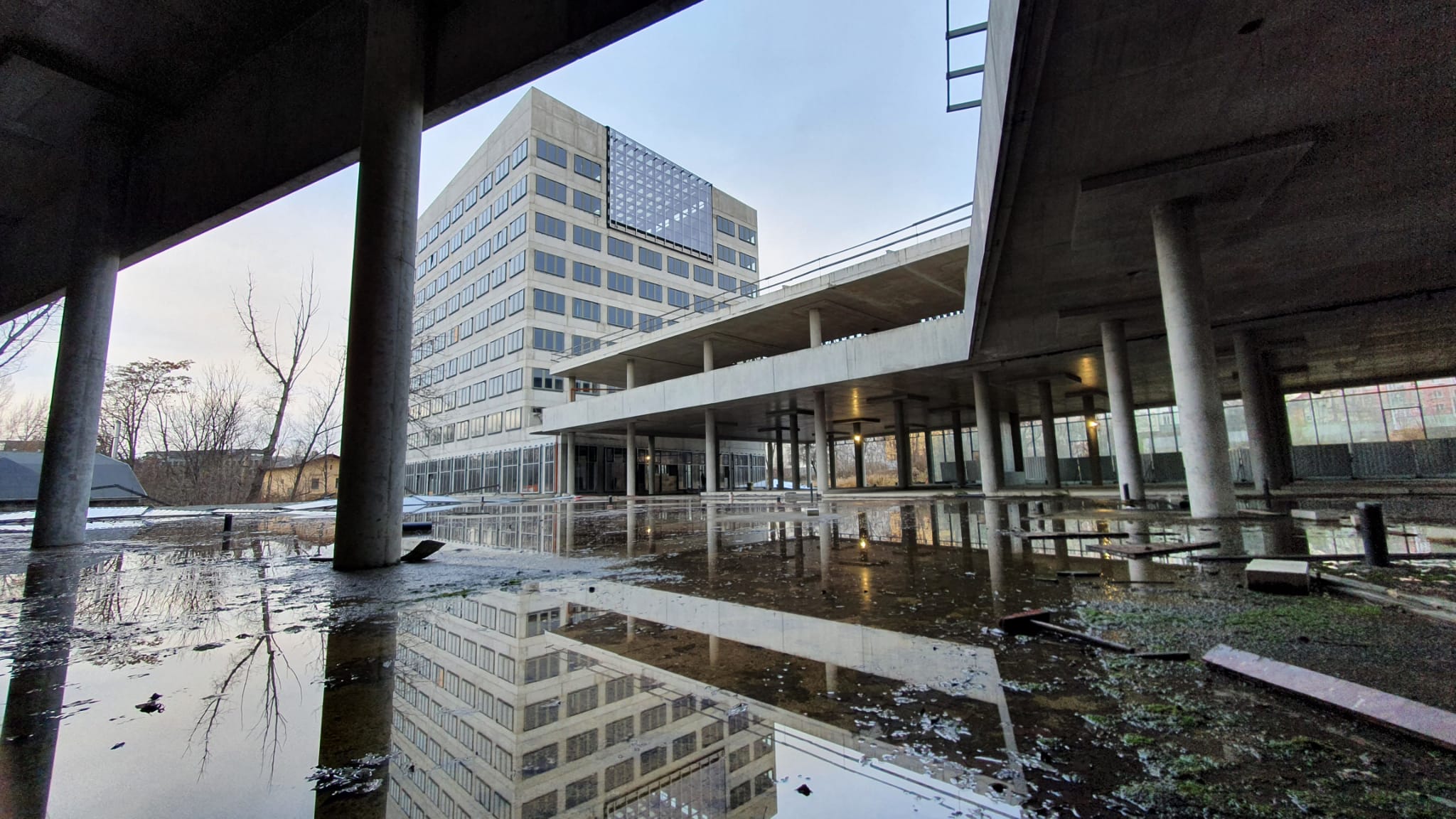 Rozestavěné Centrum Nová Palmovka